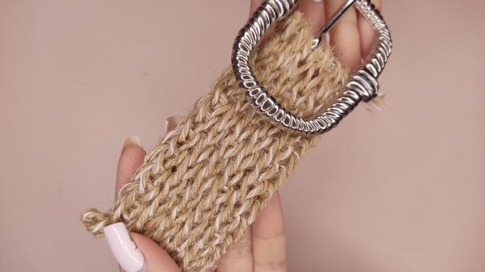 Cinturón a crochet